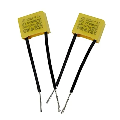 Imagen de BouGPeng 2 Piezas Condensador Polipropileno 0,22µF 275V X2 Radial de Seguridad Pelicula Quitar el Parpadeo Los LED