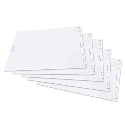 Imagen de Legamaster 7 156000 Pack de 5 tacos papel para rotafolios, color blanco