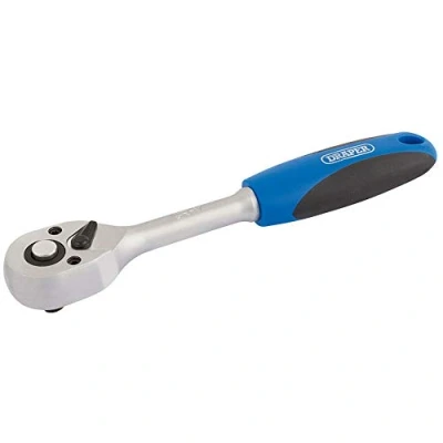 Imagen de Draper bd72 Square Drive 72 dientes Reversible suave agarre llaves de, azul, 1/4 inch
