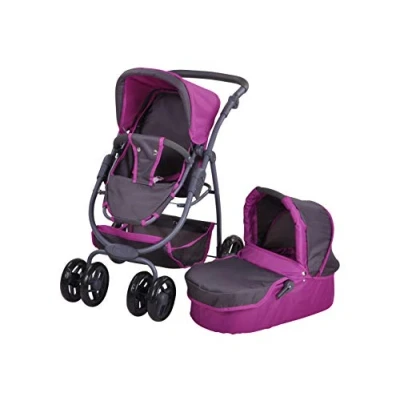 Imagen de Knorrtoys Coco Tec Cochecito para muñecas, Color Morado (knoortoys_90782)