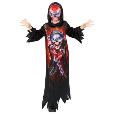 Imagen de amscan 9911990 Disfraz de Reaper para niños Halloween juegos Edad: 4 6 años