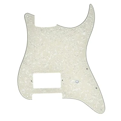 Imagen de KAISH Golpeador de guitarra Humbucker 11 agujeros ST/Strat Style One para Delonge Stratocaster/Strat Aged Pearl