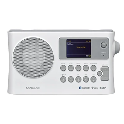 Imagen de Sangean BTR 160 Portátil Blanco Radio (Portátil, Dab+,FM) Bluetooth