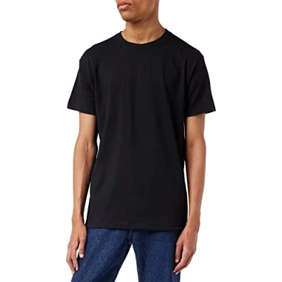 Imagen de Fruit of the Loom Super Premium Short Sleeve Camiseta, Negro, S (Pack de 5) para Hombre