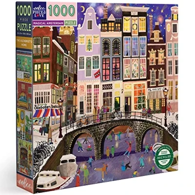 Imagen de eeBoo Puzzle 1000 Piezas Ámsterdam Mágico (EPZTAMD
