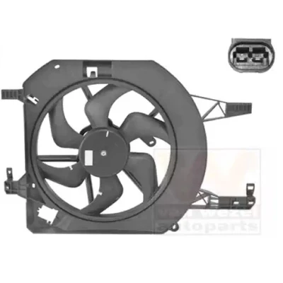 Imagen de VAN WEZEL 4394746 Ventilador de radiador para vehículos con climatizador bastidor (armazón) electromotor OPEL: Vivaro A Combi