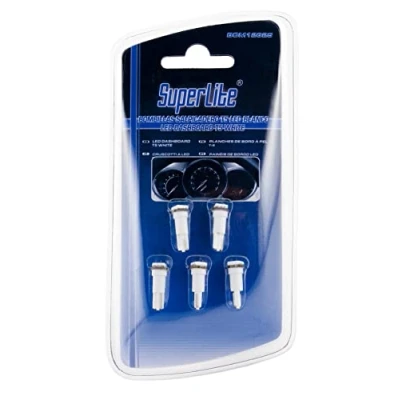 Imagen de Superlite BOM12625 Bombillas Salpicadero, T5 LED, sin Casquillo, Blanco