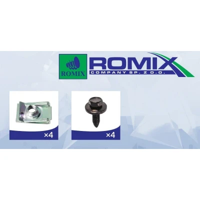 Imagen de ROMIX 90244 Elemento de sujeción, cubierta motor RENAULT: CLIO 2