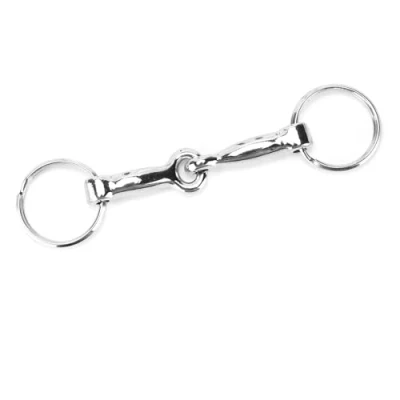 Imagen de Les Theresa Snaffle Bits Llavero Aleación de zinc Pelham Solo conector Horse Bit Nudo