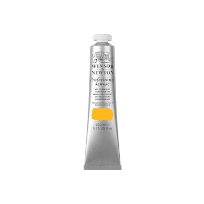 Imagen de Winsor &amp; Newton Professional Acrylic Pintura acrílica, tubo 200 ml, color amarillo oscuro azo