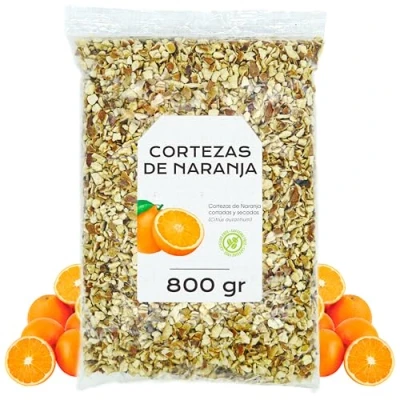 Imagen de Cortezas de Naranja 800g Cascaras Te Infusion Naranaja a Granell (800 gr, Corteza Naranja)