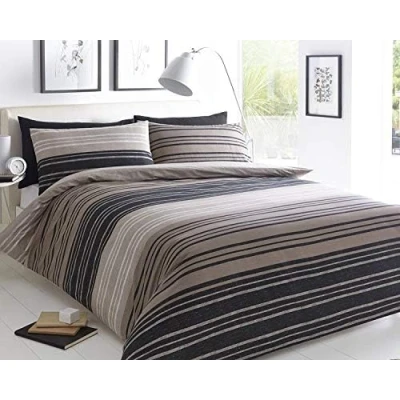 Imagen de Sleep Down Juego de funda nórdica para cama matrimonio, algodón, Color Gris, 1 pieza, 200 x cm