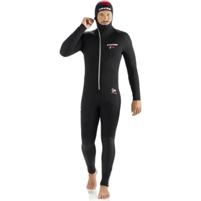 Imagen de Cressi Diver Man Monopiece Wetsuit Traje de Buceo Una Pieza, 7 mm, Hombres, Negro/Rojo, L/4