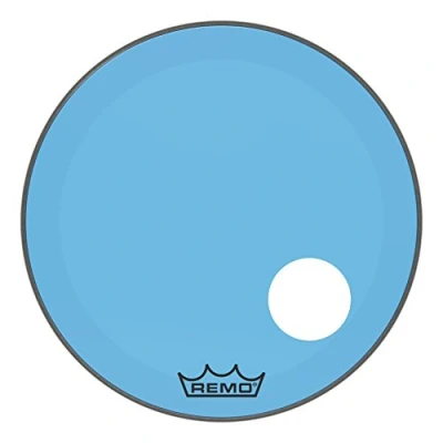 Imagen de Remo Powerstroke 3 Colortone Blue Bass Drum Head Azul, 24&quot; P3 1324 CT BUOH
