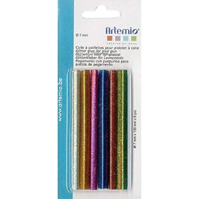 Imagen de Artemio 18003020 Lote de 6 recambios pegamento para lentejuelas, multicolor