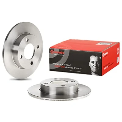 Imagen de BREMBO 08.5213.10 Disco de freno 245 10 4 macizo AUDI: 90 B3, Coupe 80 B4 Berlina