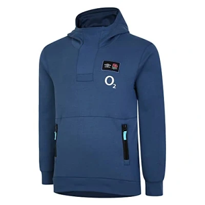 Imagen de Umbro Sudadera con Capucha de Inglaterra (O2), Masculino, Alférez Azul, XXL