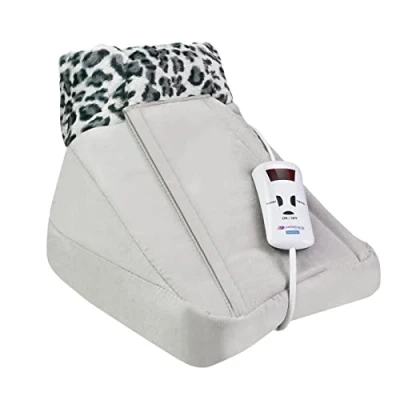 Imagen de Bota Calefactora con Cojín Extraíble Tamaño 31x31x30 cm Potencia de 110 W y 4 Niveles Temperatura Calentador Eléctrico para Pies Elaborada en Poliéster Apertura Frontal Pekatherm F70