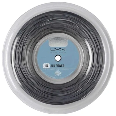 Imagen de WILSON ALU Power Cordaje, Raquetas de Tenis, Diámetro 1.15 mm, Unisex, Grey, 200 m