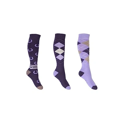 Imagen de HKM Cardiff Calcetín, Morado/Lila, 36 38 Unisex Adulto