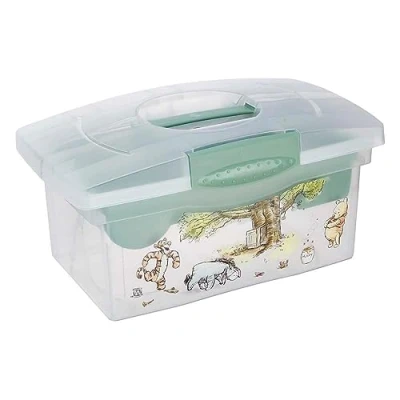 Imagen de keeeper Caja Traveller Winnie the Pooh, organizadora con tapa, Patryk, Verde nórdico