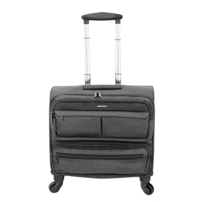 Imagen de LIGHTPAK Business Laptop Overnight Ronney Maleta con Ruedas (Nailon 600D, 4 Ruedas, 360, Color Antracita), Antracita, 44 cm,