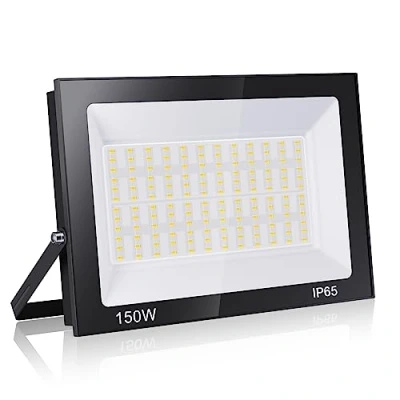 Imagen de loyal 150W Foco LED Exterior, Proyector Exterior Iluminación, 6000K Blanco Frío Impermeable IP65, Pared Techo para Jardín Garaje Camino Patio