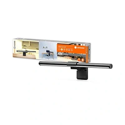 Imagen de LEDVANCE SUN@HOME LED Monitorlampe schwarz mit WIFI 45cm lang und 9,5cm hoch, 2,5 W, 35 Lm, 2200 5000K, CRI&gt;95, Monitorleuchte Alexa, google oder per App bedienen Biorhythmusfunktion