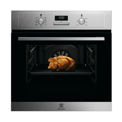 Imagen de Horno Electrolux EOF3H50BX, Multifunción, Limpieza por agua, 65 l, Pantalla LED, 60 cm, Inox