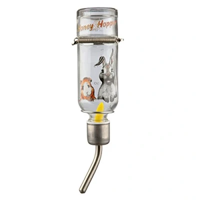 Imagen de TRIXIE Bebedero Tubo Cristal Honey &amp; Hopper para Pequeños Mamíferos, 1 Unidad (Paquete de 1)
