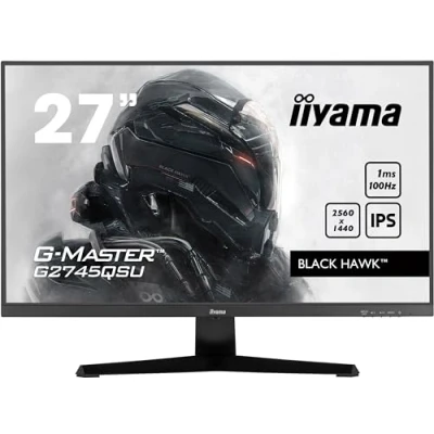 Imagen de iiyama G2745QSU B1 27&quot; IPS Gaming, G Master Black Hawk, FreeSync, 2560x1440100Hz, 250cd/m², HDMI, DisplayPort, 1ms (MPRT), Altavoces, USB HUB 2X 3.2, Tuner