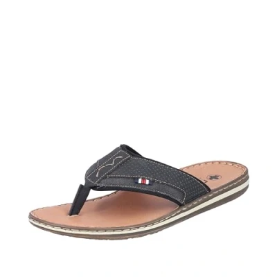 Imagen de Rieker 21084, Chanclas Hombre, Schwarz (Schwarz/Anthrazit/Schwarz / 00), 46 EU