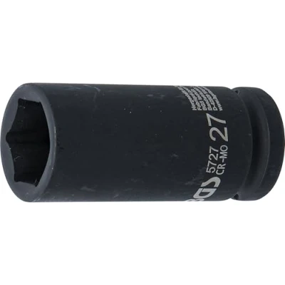 Imagen de BGS 5727 Llaves de vaso impacto hexagonal, largo entrada 20 mm (3/4&quot;) 27