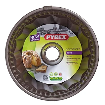 Imagen de Pyrex Molde Savarin 22Cm Asimetria, Acero, marrón, 2.19 cm