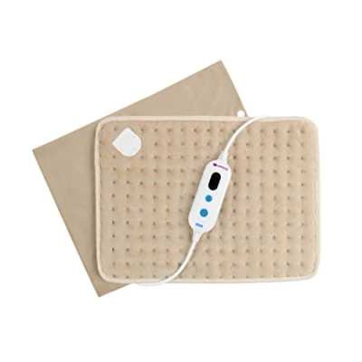 Imagen de Almohadilla Eléctrica Universal Pequeña con Funda Tamaño 40 x 30 cm 90 W de Potencia y 3 Niveles Temperatura Térmica Elaborada en Poliéster Pekatherm US20TD