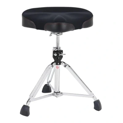 Imagen de Gibraltar Taburete de Tambor, Tambor 9000 Series Saddle Neoprene, 9608NM (Diámetro: 42cm, Asiento Neopreno, Memory Lock, Base Doble puntal, Pies Goma &#039;Super Foot&#039;)