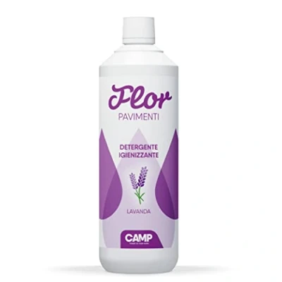Imagen de CAMP FLOR LAVANDA Limpiador Detergente Universal Concentrado Higienizante Para Piso, agradable perfume de lavanda, 1lt