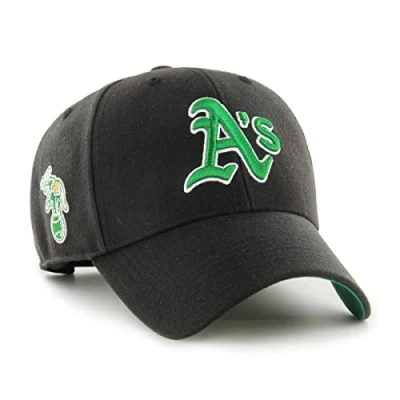 Imagen de &#039;47 MLB Oakland Athletics SURE SHOT Snapback Unisex Gorra, Talla: One Size, Black