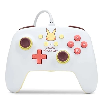 Imagen de PowerA Mando con cable mejorado para Nintendo Switch Pikachu Electric Type