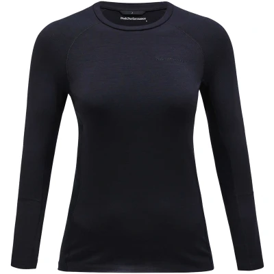 Imagen de Peak Performance Magic CREW Camiseta interior, Mujer, Talla: Large, Black