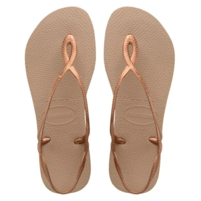 Imagen de Havaianas Luna, Sandalias, para Niñas, Oro Rosa / Rosa, 27/28 EU