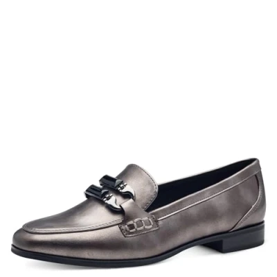 Imagen de MARCO TOZZI Zapatillas para Mujer 2 24237 43, Mocasín, Gris Peltre, 39 EU