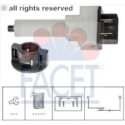 Imagen de Interruptor luces freno FACET 7.1080