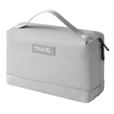 Imagen de AiQInu Neceser Viaje,Impermeable de Gran Capacidad Maquillaje,Bolsa Aseo para Hombre y Mujer Accesorios Viaje (Negro)