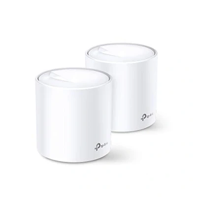 Imagen de TP Link Deco X60 (2 Pack) WiFi Mesh AX3000 Mbps, Sistema 6, Cobertura hasta 500 m2, Fácil instalación, Control Parental, Compatible con Todos routers de Fibra