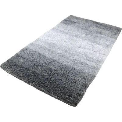 Imagen de Kleine Wolke Badteppich Oslo Alfombrilla de baño, Poliéster, Platino, 120 cm x 70