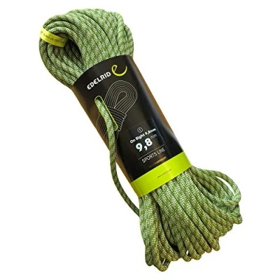 Imagen de EDELRID Cuerda de escalada On Sight 9,8 mm (cuerda dinámica sencilla), color: verde, tamaño: 40 metros