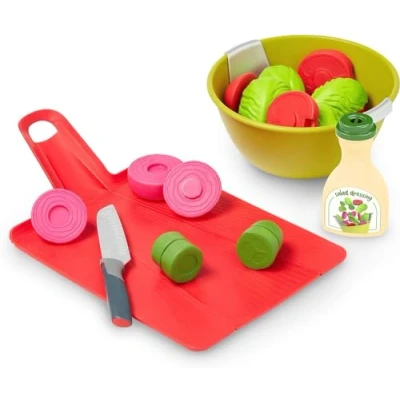 Imagen de Ensalada Joseph Set de preparación Juguete para niños a Partir 2 años ¡con Tabla Corte Chop2Pot y aderezo con Sonido!