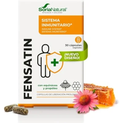 Imagen de Soria Natural Fensatín Propóleo con Equinácea para Reforzar el Sitema Inmune Aumentar las Defensas Invierno 30 cápsulas