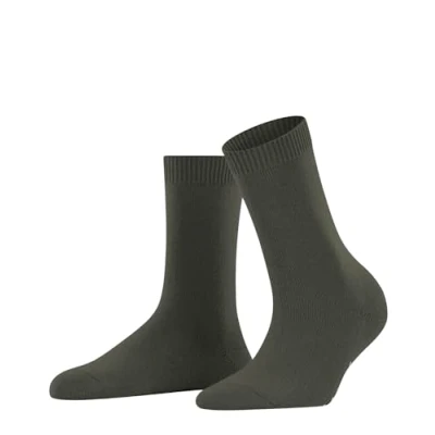 Imagen de FALKE Cosy Wool W SO lana cachemira unicolor 1 par, Calcetines Mujer, Verde (Military 7826) nuevo ecológico, 39 42